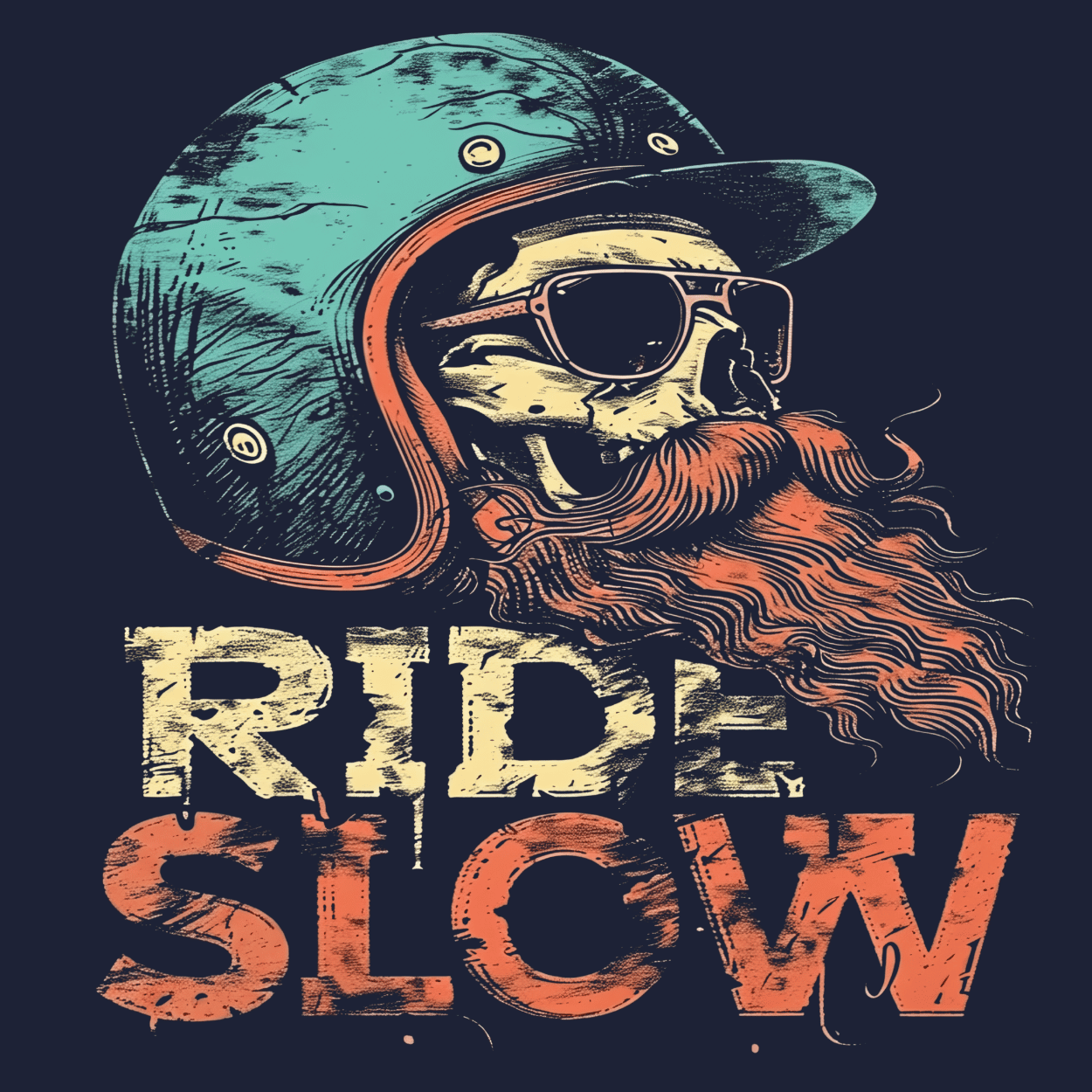 T-Shirt. Ride Slow.