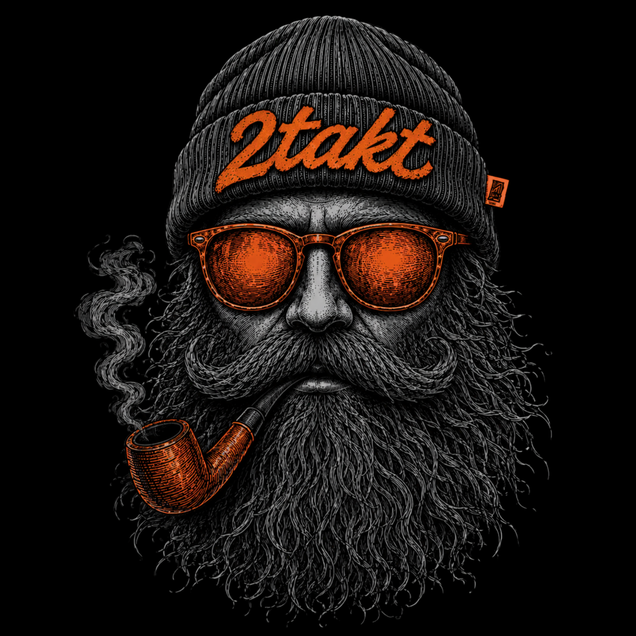T-Shirt. Zweitakt Nomaden – Der Seemann.