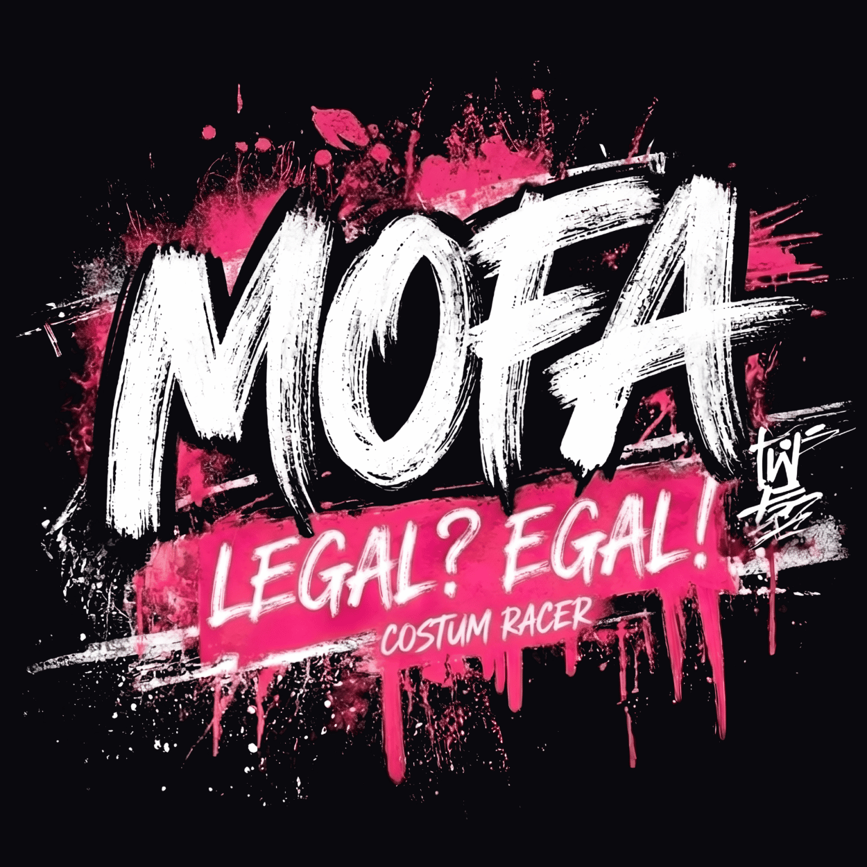 Mädels Hoodie Softstyle®. MOFA – Legal? Egal!