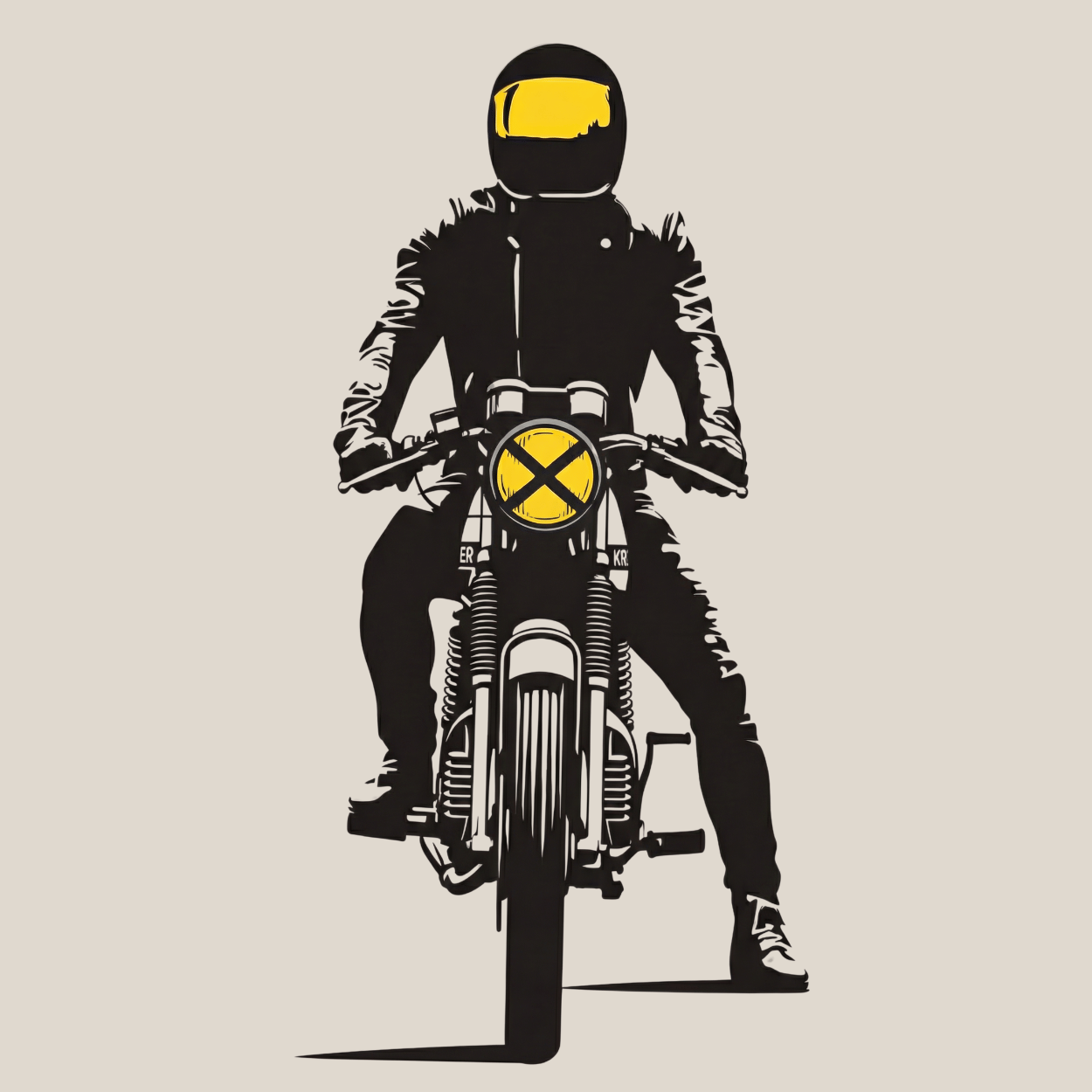 Mädels T-Shirt. Fokus auf die Straße.
