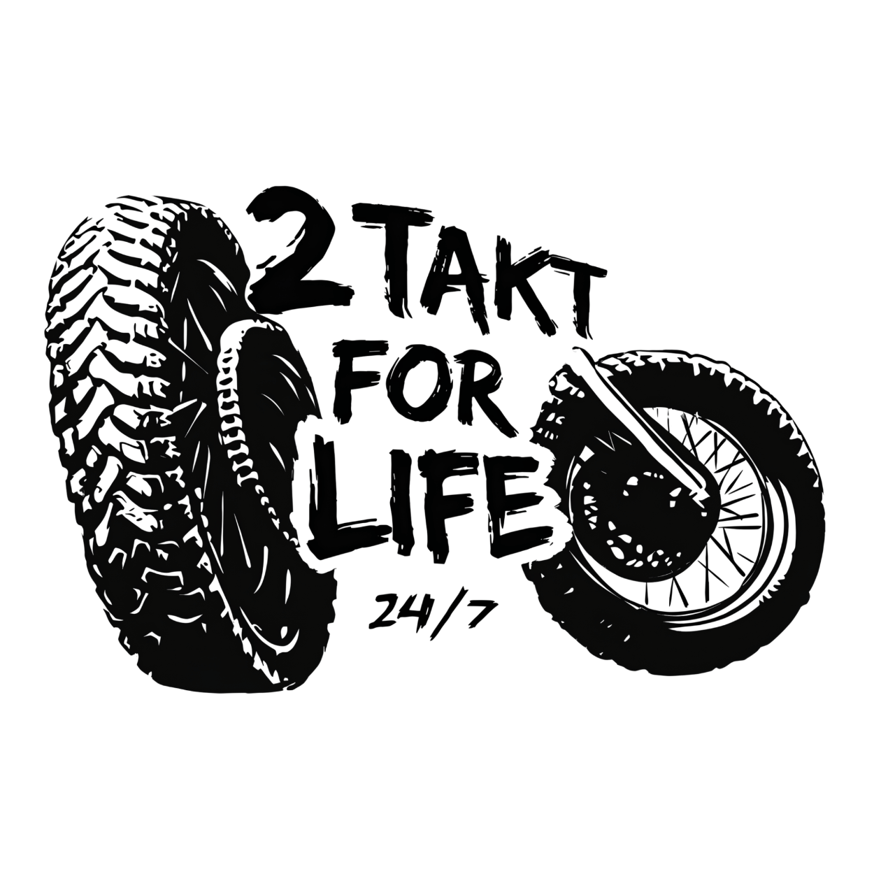 Mädels T-Shirt. 2 Takt for Life.