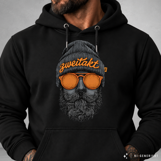 Hoodie Softstyle®. Zweitakt Nomaden – Der Vagabund.