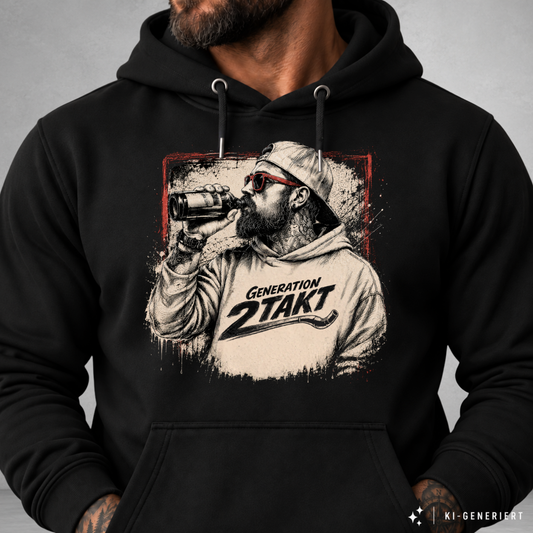 Hoodie Softstyle®. Generation Zweitakt - Daydrinking.