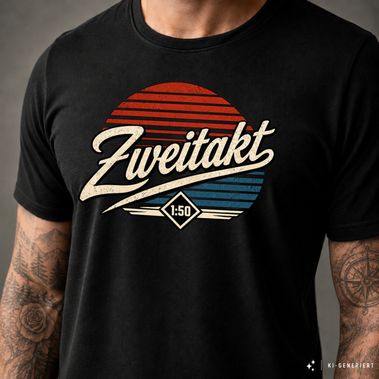 T-Shirt. Retro Sunset.
