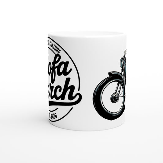 Tasse Weiß. Low Rider.