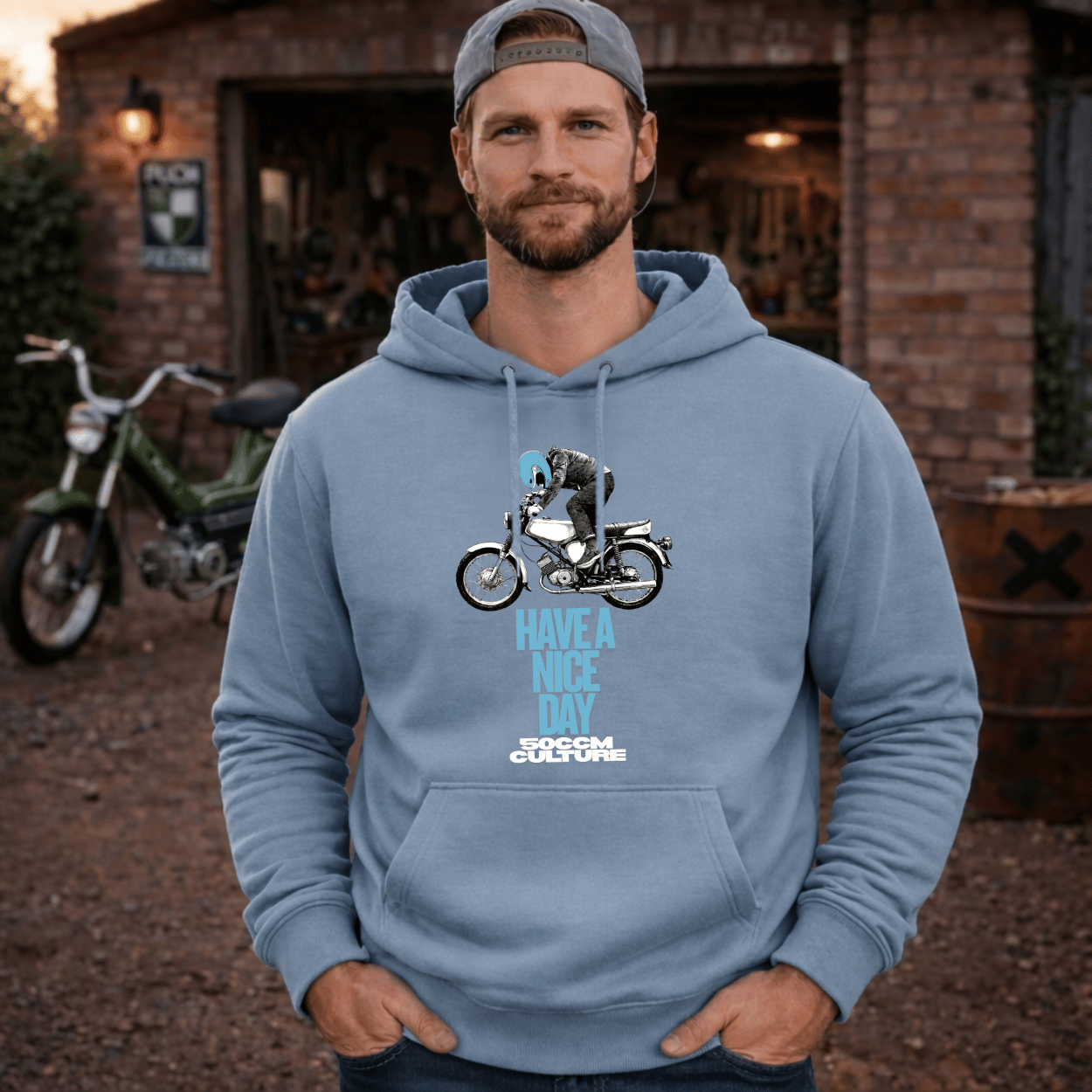Hoodie Softstyle®. Have a Nice Day.