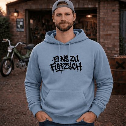 Hoodie Softstyle®. Eens zu fuffzsch.
