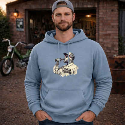 Hoodie Softstyle®. Benzin im Blut.
