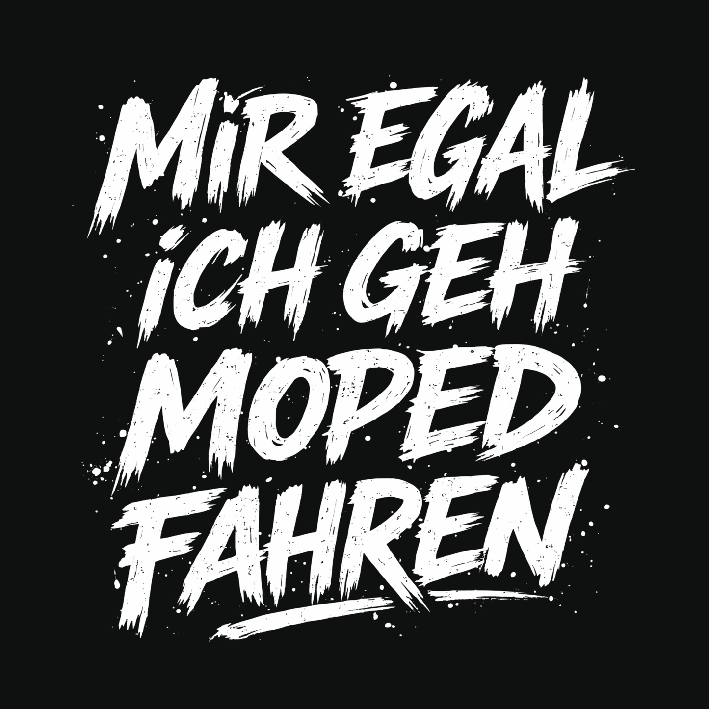 T-Shirt. Mir egal.