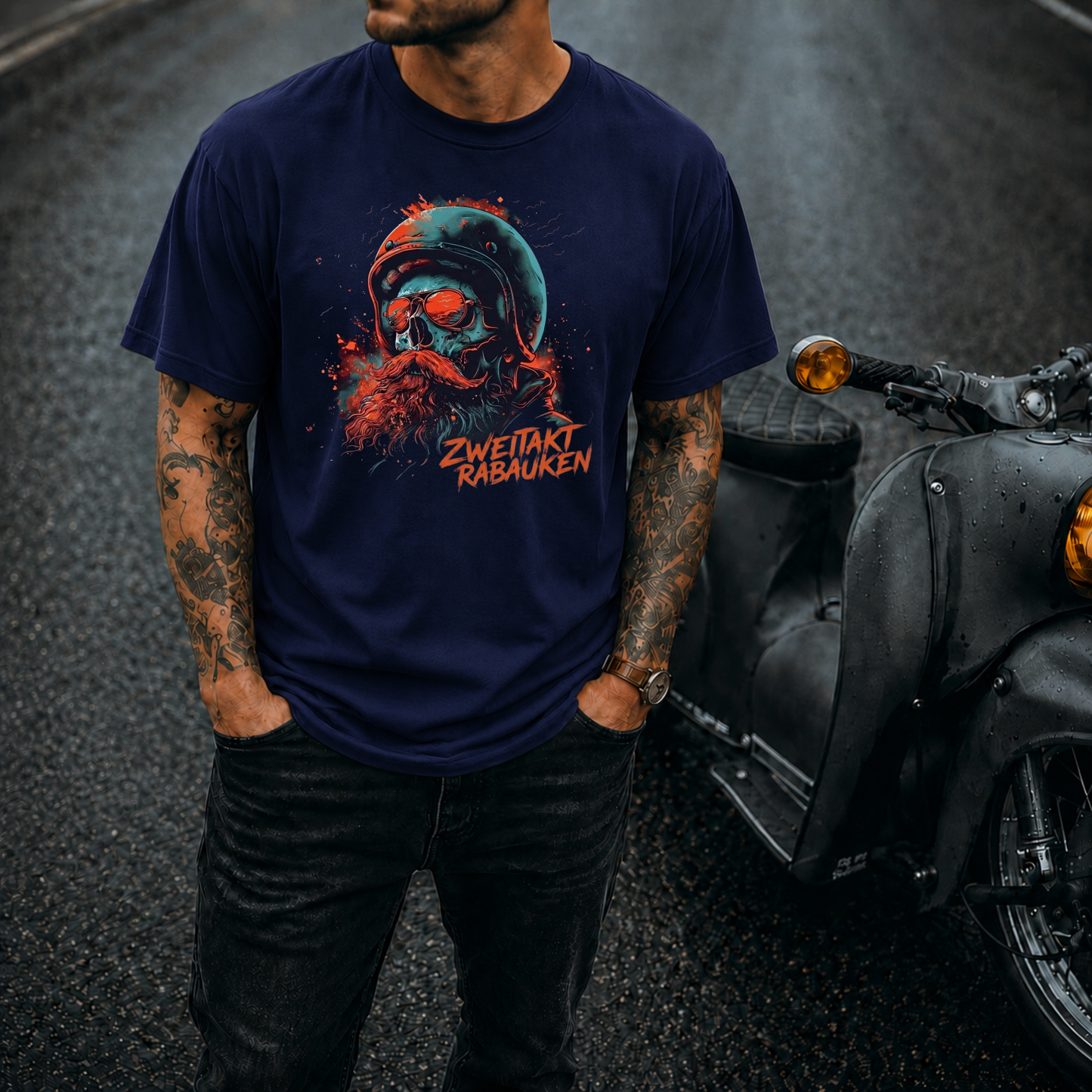 T-Shirt. Zweitakt Rabauken.