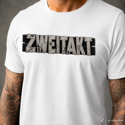 T-Shirt. Zweitakt Patch.