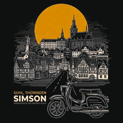 T-Shirt. Simson – Suhl, Thüringen.