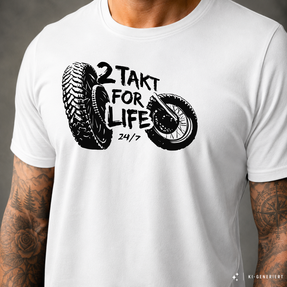 T-Shirt. 2 Takt for Life.