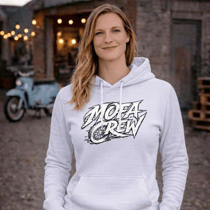 Mädels Hoodie Softstyle®. Mofa Crew.