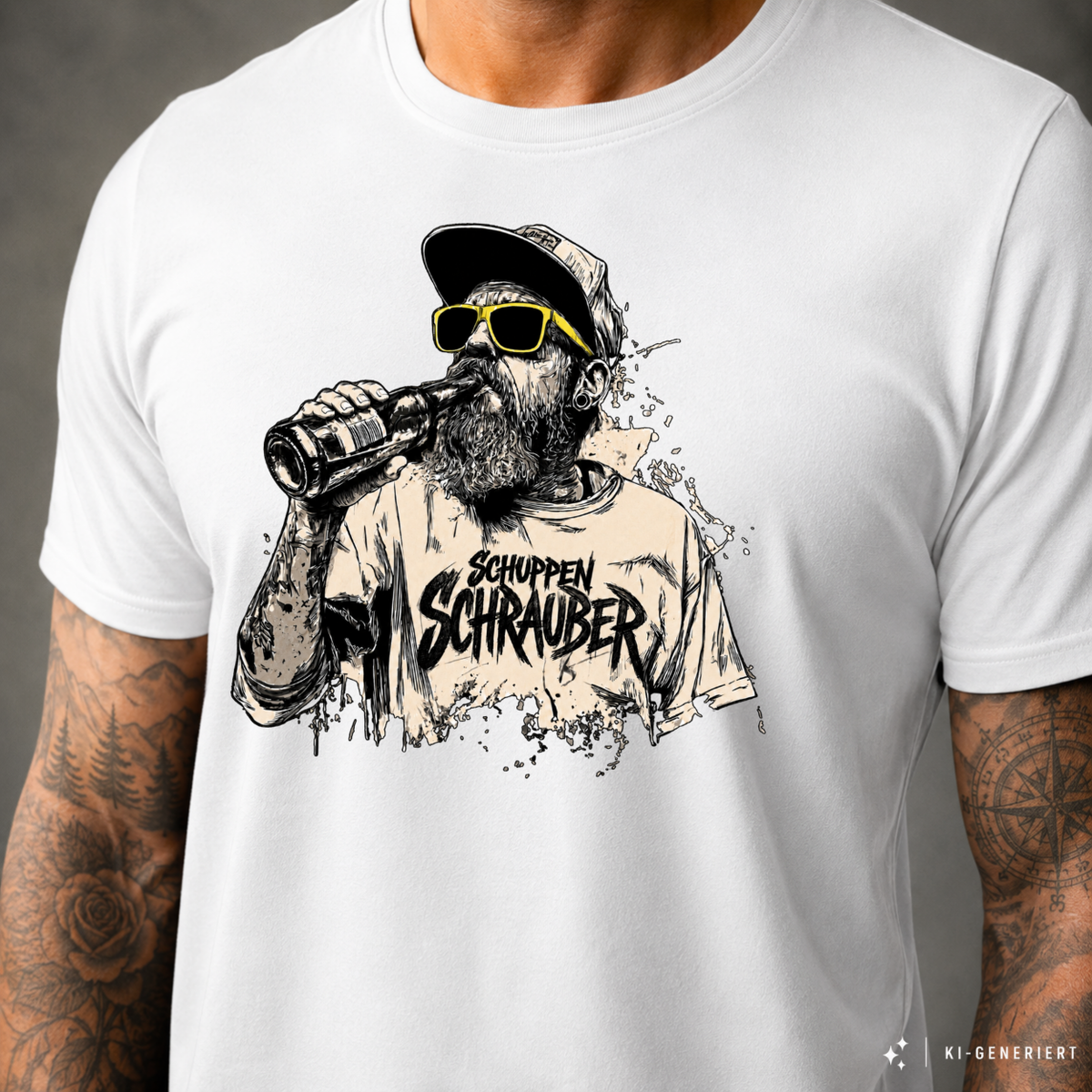 T-Shirt. Generation Zweitakt - Schuppenschrauber.