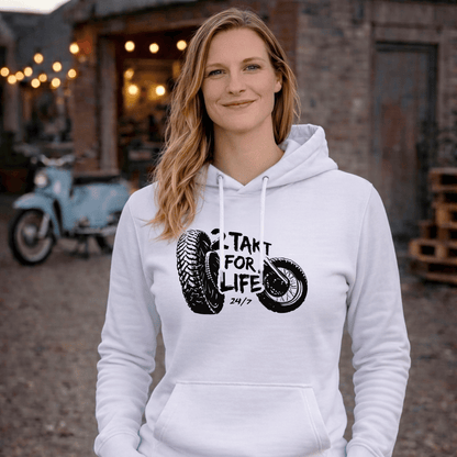 Mädels Hoodie Softstyle®. 2 Takt for Life.