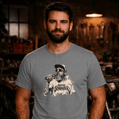 T-Shirt. Schuppenschrauber.