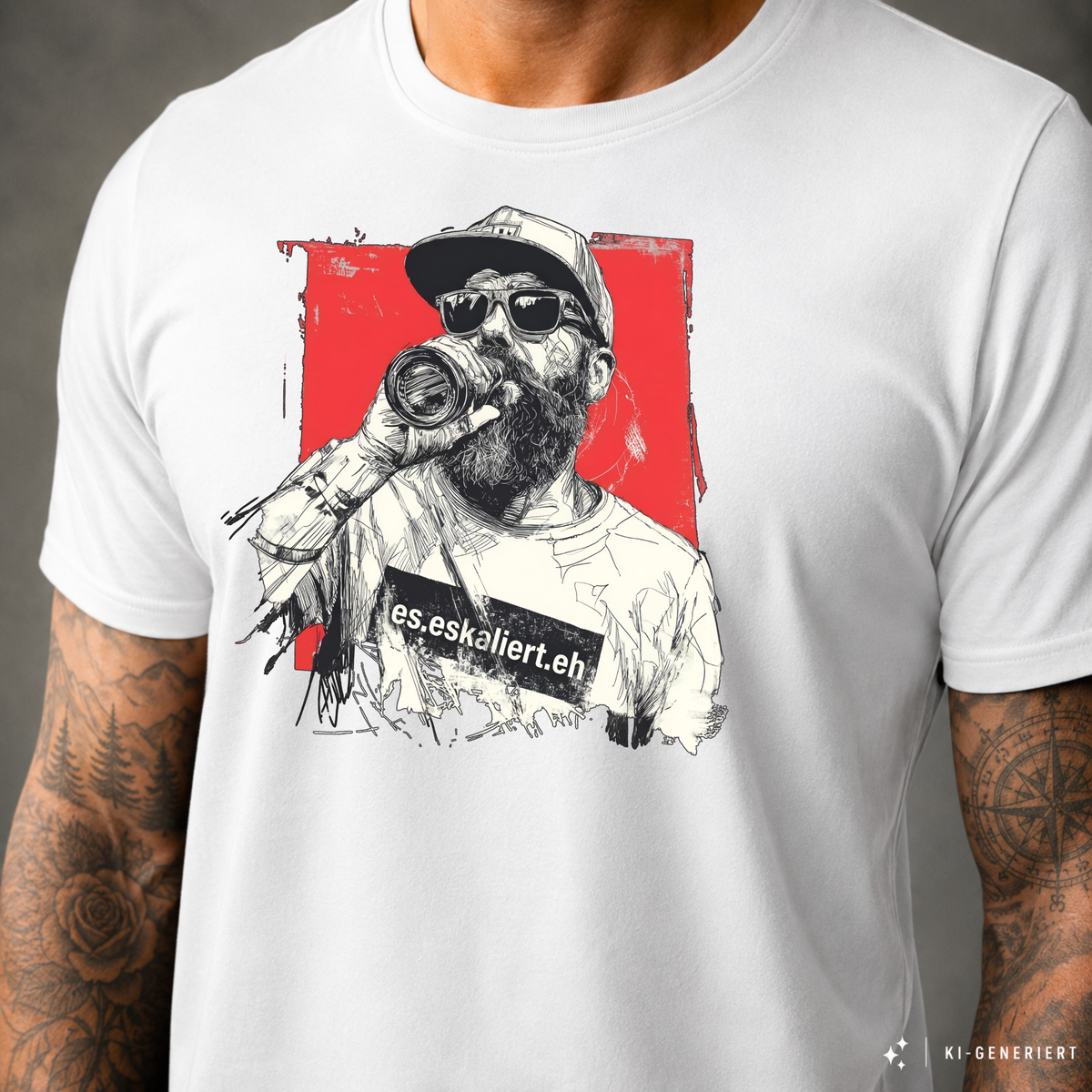 T-Shirt. Generation Zweitakt - Es eskaliert eh.