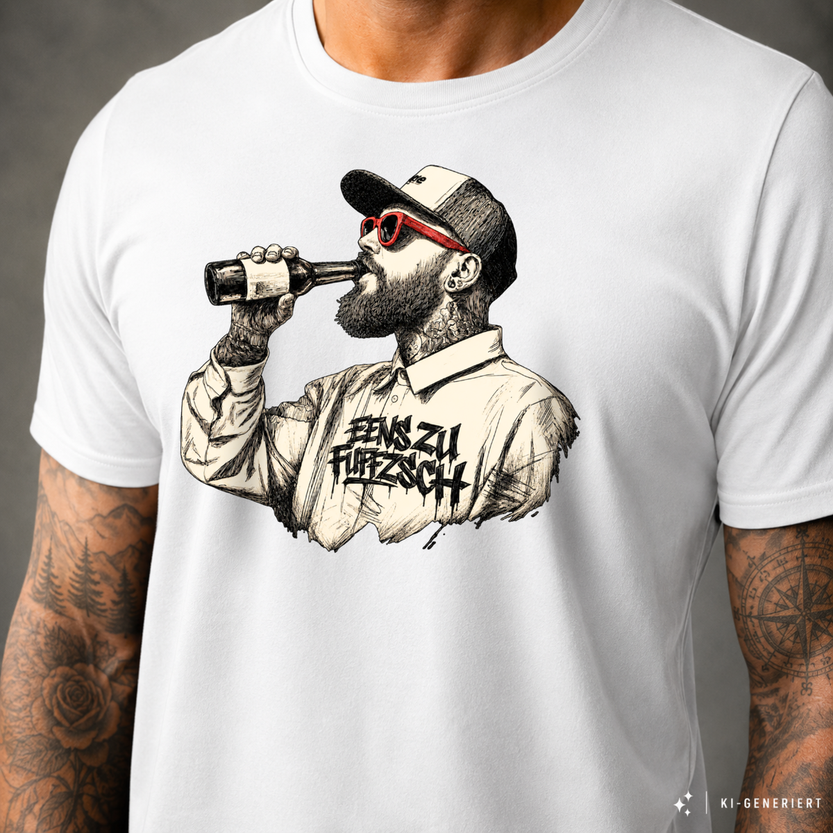 T-Shirt. Benzin im Blut.
