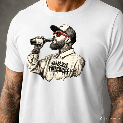 T-Shirt. Benzin im Blut.