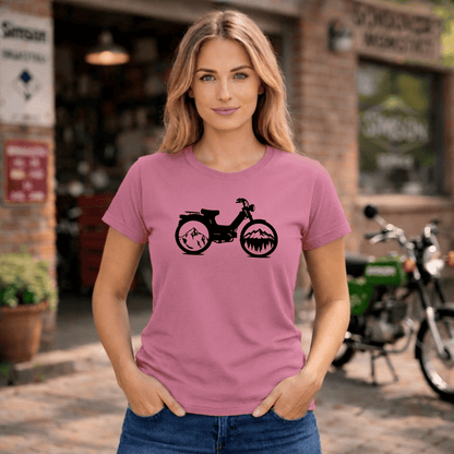 Mädels T-Shirt. Freiheit auf zwei Rädern.