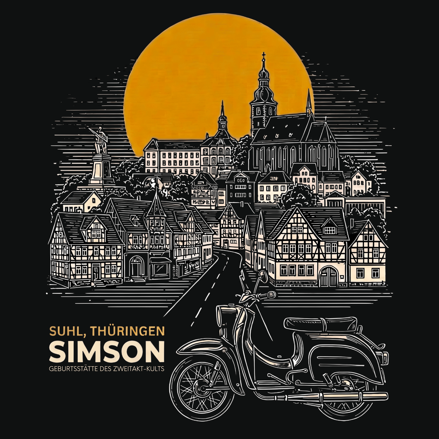 Hoodie Softstyle®. Simson - Suhl, Thüringen.