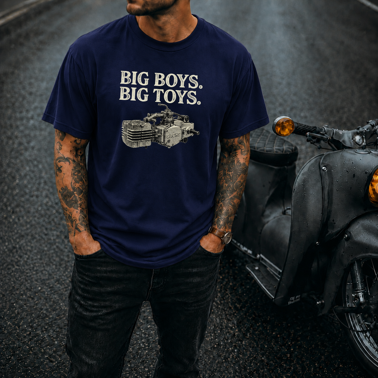 T-Shirt. Big Boys Big Toys.