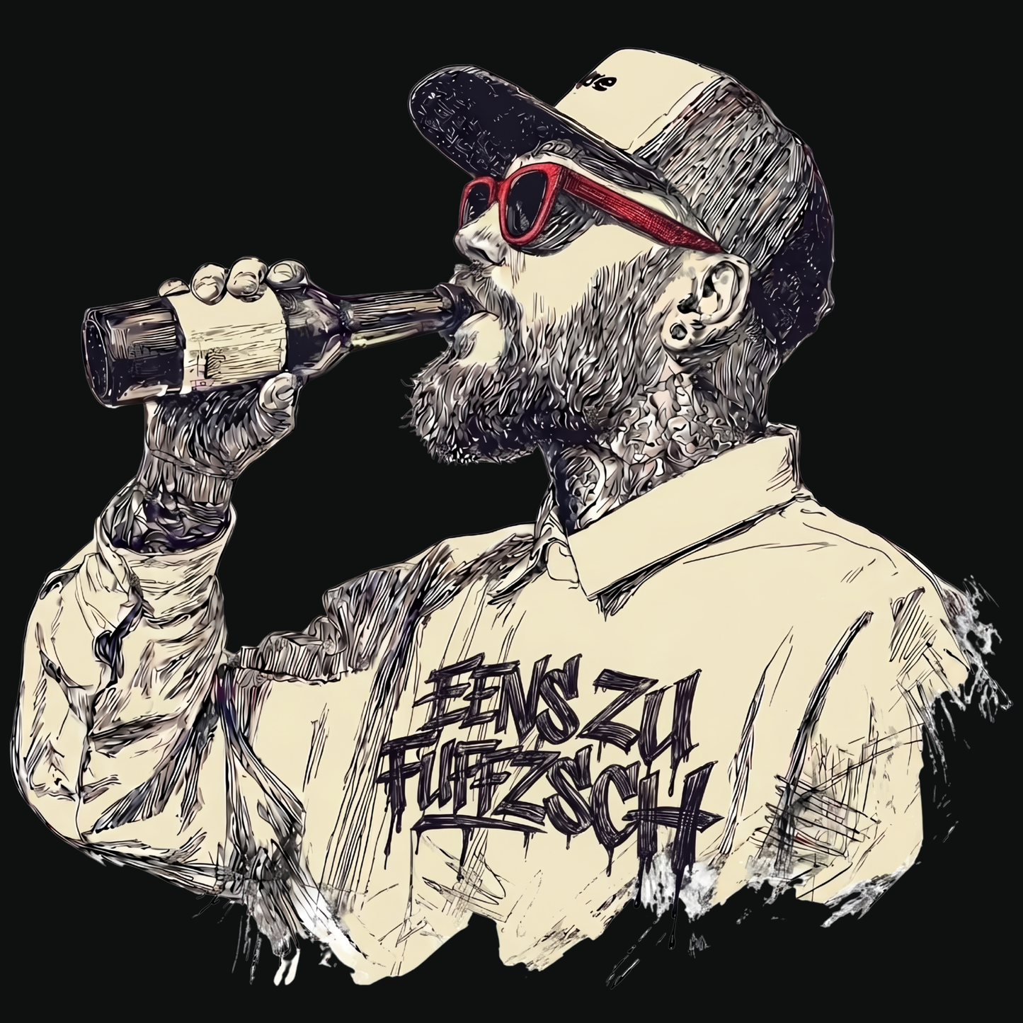 Hoodie Softstyle®. Benzin im Blut.