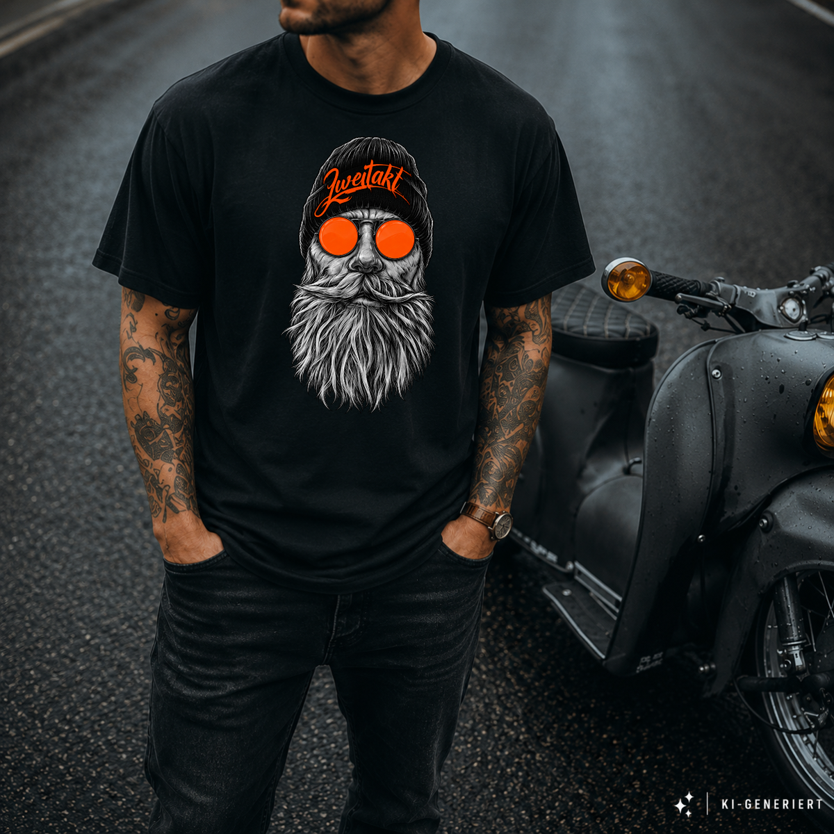 T-Shirt. Hipster Schrauber.