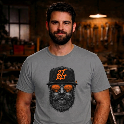 T-Shirt. Zweitakt Nomaden – Der Hipster.