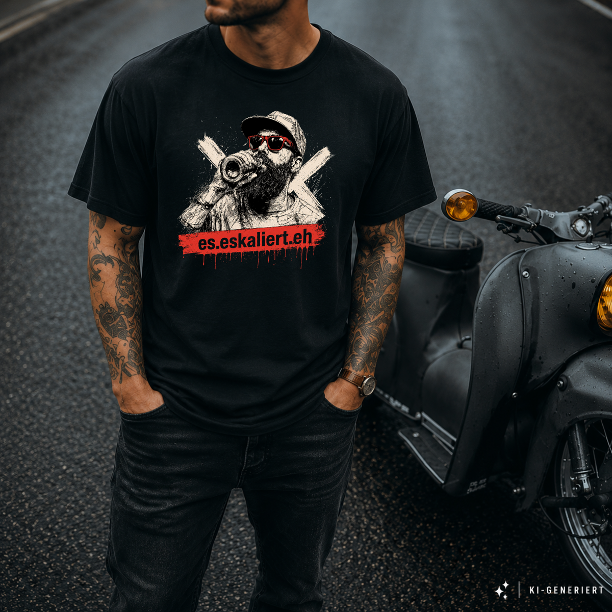 T-Shirt. Generation Zweitakt - Eskalation.