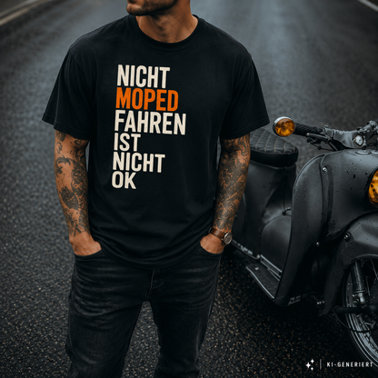T-Shirt. Nicht OK. / Rechtsbündig