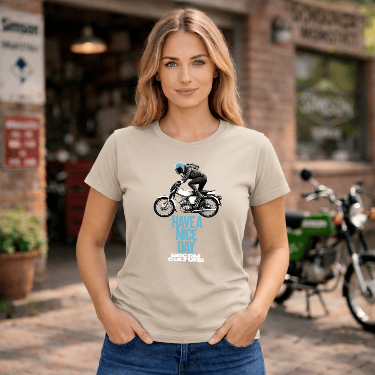 Mädels T-Shirt. Have a Nice Day.