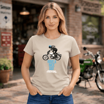 Mädels T-Shirt. Have a Nice Day.