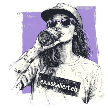 Mädels Hoodie Softstyle®. es.eskaliert.eh