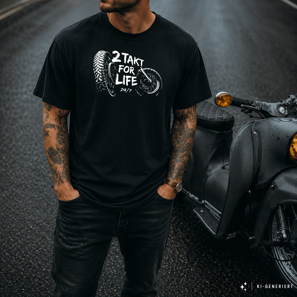 T-Shirt. 2 Takt for Life.
