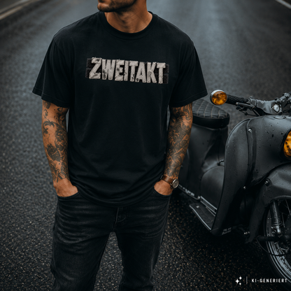 T-Shirt. Zweitakt Patch.