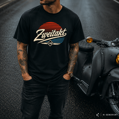 T-Shirt. Retro Sunset.