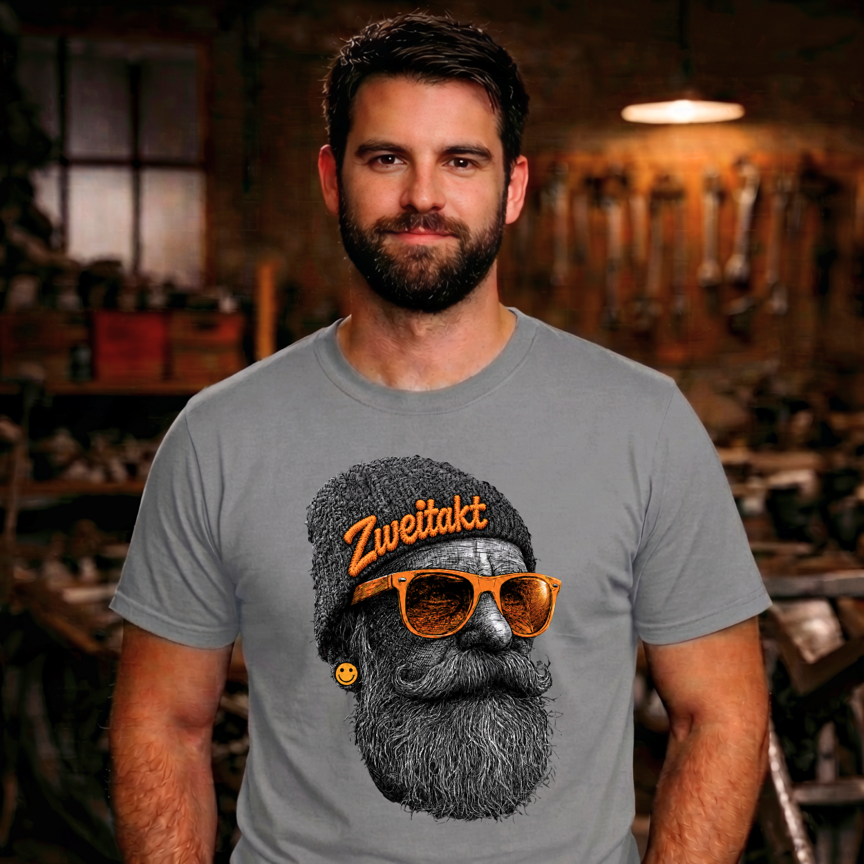 T-Shirt. Zweitakt Schrauber.