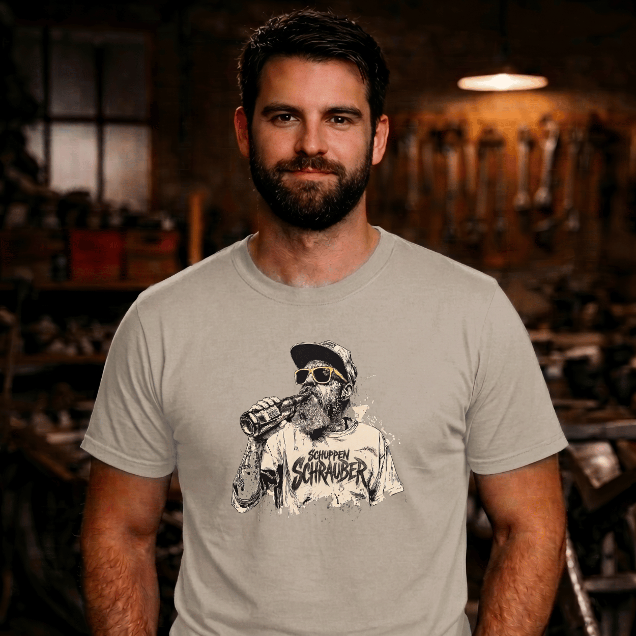 T-Shirt. Schuppenschrauber.