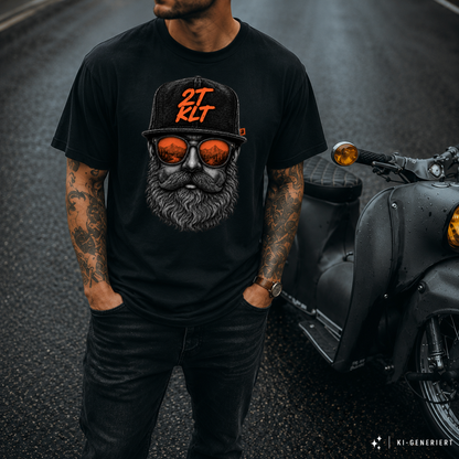 T-Shirt. Zweitakt Nomaden – Der Hipster.