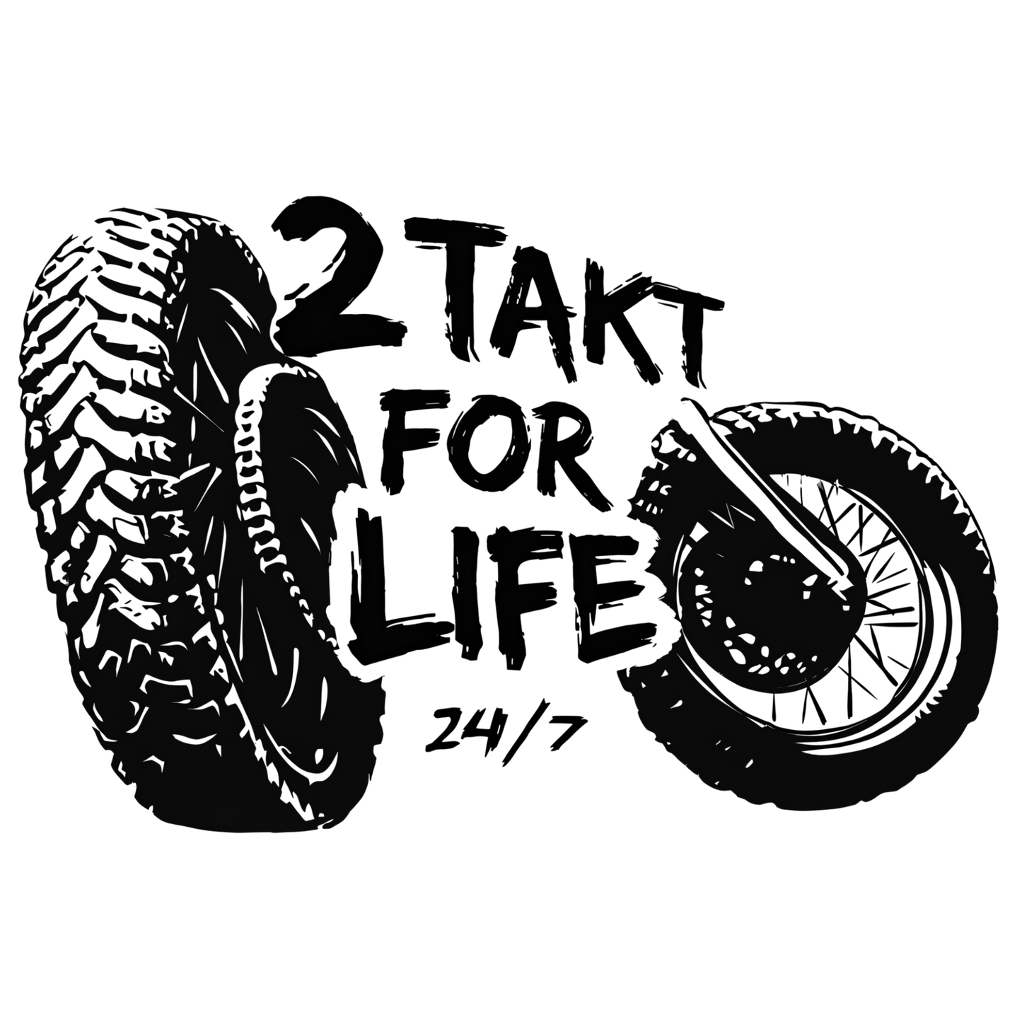 T-Shirt. 2 Takt for Life.