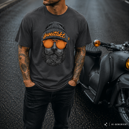 T-Shirt. Zweitakt Nomaden – Der Vagabund.