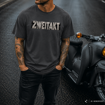 T-Shirt. Zweitakt Patch.