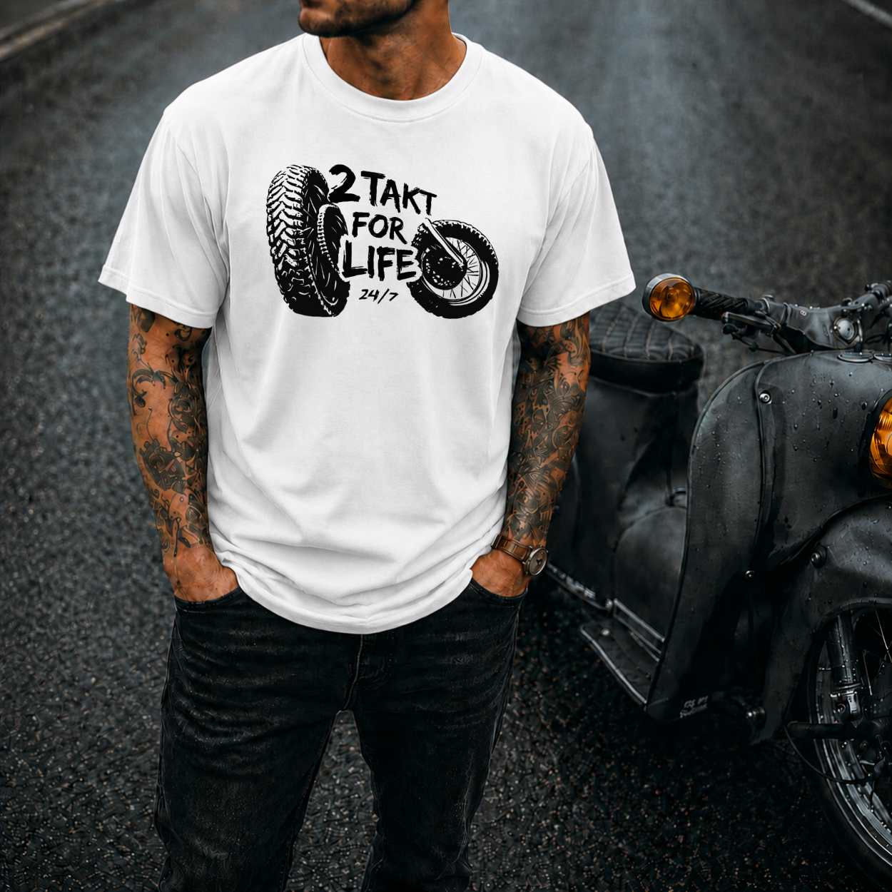 T-Shirt. 2 Takt for Life.