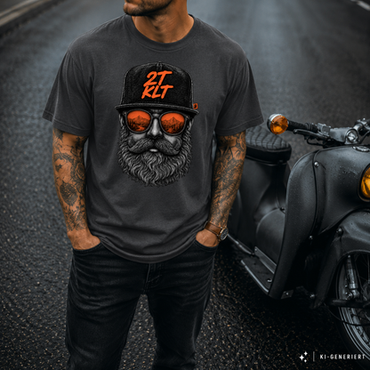 T-Shirt. Zweitakt Nomaden – Der Hipster.