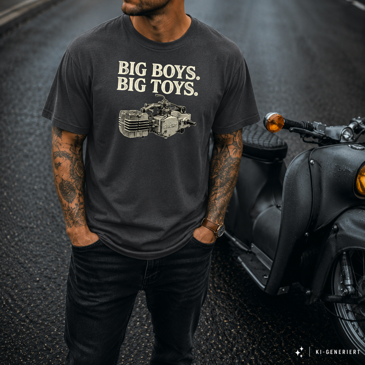 T-Shirt. Big Boys Big Toys