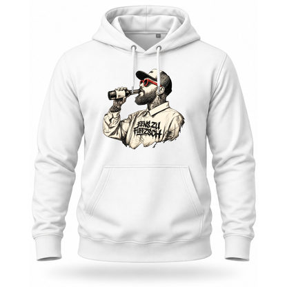 Hoodie Softstyle®. Benzin im Blut.