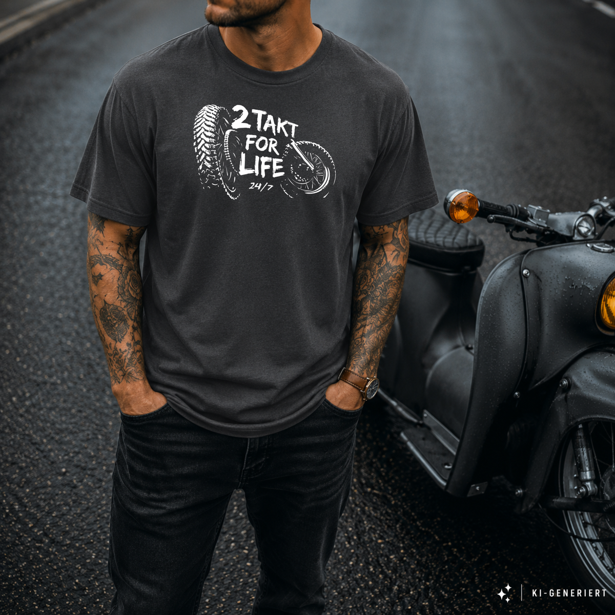 T-Shirt. 2 Takt for Life.