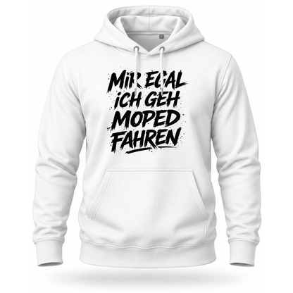 Hoodie Softstyle®. Mir egal, ich geh Moped fahren.